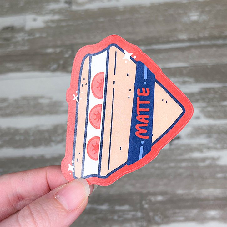 Glossy and Matte Paper Stickers - Spooky Stickers