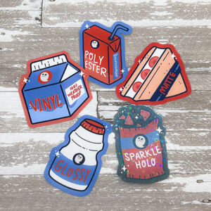 Die Cut Individual Stickers