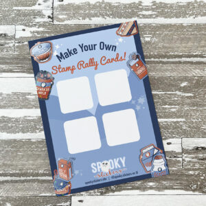 Stamp Rally Stamp Cards ~ 5x7" Size